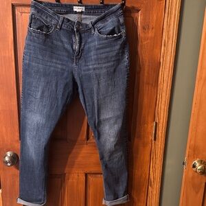 Maurices Dark Blue Ankle Jeans
